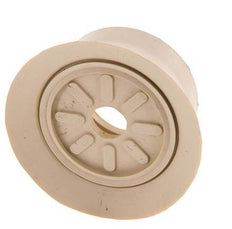 70mm Flacher NR Beige Vakuum-Saugnapf G 1/4 Zoll Innenhub 6mm Dünne Lippen