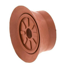 70mm Flacher SBR Rotbraun Vakuumsauger G 1/4 Zoll Innenhub 6mm Dünne Lippen