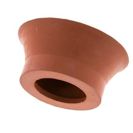 70mm Flacher SBR Rotbraun Vakuumsauger G 1/4 Zoll Innenhub 6mm Dünne Lippen