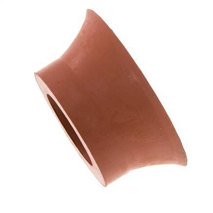 70mm Flacher SBR Rotbraun Vakuumsauger G 1/4 Zoll Innenhub 6mm Dünne Lippen