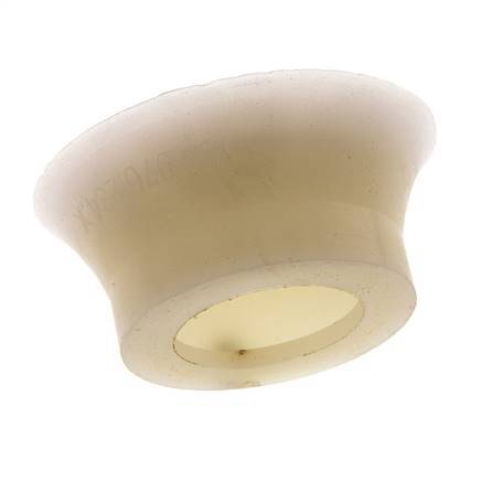 70mm flache Silikon klar Vakuum Saugnapf G 1/4 Zoll Innenhub 6mm dünne Lippen