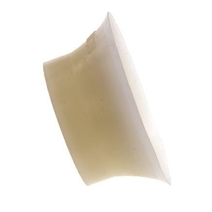 70mm flache Silikon klar Vakuum Saugnapf G 1/4 Zoll Innenhub 6mm dünne Lippen