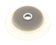 95mm flacher Silikon-Saugnapf, klar, G 1/4 Zoll, weiblich, Hub, 6mm, robuste Lippen