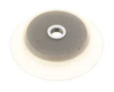 95mm flacher Silikon-Saugnapf, klar, G 1/4 Zoll, weiblich, Hub, 6mm, robuste Lippen