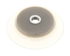 95mm flacher Silikon-Saugnapf, klar, G 1/4 Zoll, weiblich, Hub, 6mm, robuste Lippen