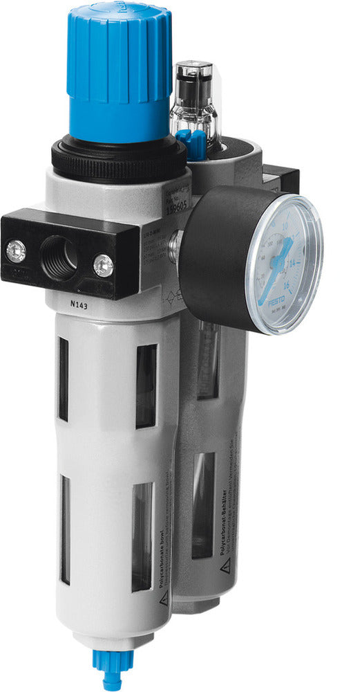 Festo Air Preparation Unit G3/8'' 0.5-12bar 1200l/min 40µm Mini - 162736
