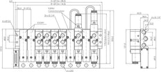 10x Multipole-Connector YPC SF4000 Valves 24VDC