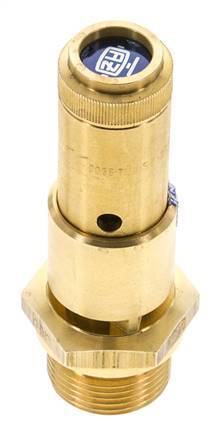 G 3/4'' Brass Pre-Set Safety Valve 0.2 bar (2.9 psi) DN 10