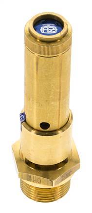 G 3/4'' Brass Pre-Set Safety Valve 12.3 bar (178.4 psi) DN 10