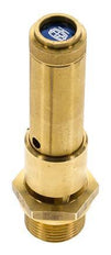 G 3/4'' Sicherheitsventil aus Messing, voreingestellt 13 bar (188,55 psi) DN 10