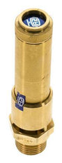 G 1/2'' Sicherheitsventil aus Messing vorgerichtet 13,4 bar (194,35 psi) DN 10