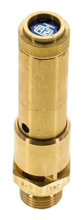 G 1/2'' Brass Pre-Set Safety Valve 14.3 bar (207.41 psi) DN 10