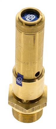 G 3/4'' Sicherheitsventil aus Messing, voreingestellt 17 bar (246,57 psi) DN 10