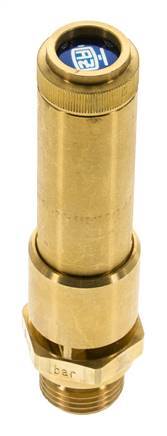 G 1/2'' Brass Pre-Set Safety Valve 17.1 bar (248.02 psi) DN 10