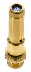 G 3/4'' Brass Pre-Set Safety Valve 17.4 bar (252.37 psi) DN 10