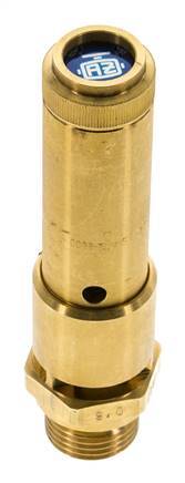 G 1/2'' Brass Pre-Set Safety Valve 19.7 bar (285.73 psi) DN 10