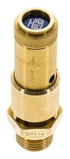 G 1/2'' Brass Pre-Set Safety Valve 1.1 bar (15.95 psi) DN 10