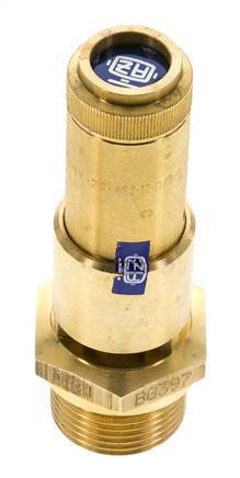 G 3/4'' Brass Pre-Set Safety Valve 2.9 bar (42.06 psi) DN 10