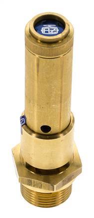 G 3/4'' Brass Pre-Set Safety Valve 39 bar (565.66 psi) DN 10