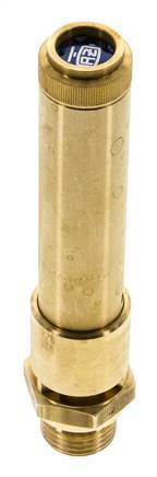 G 1/2'' Brass Pre-Set Safety Valve 42 bar (609.17 psi) DN 10