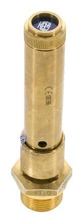 G 3/4'' Brass Pre-Set Safety Valve 44.5 bar (645.43 psi) DN 10