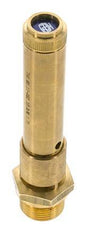 G 3/4'' Brass Pre-Set Safety Valve 49 bar (710.7 psi) DN 10