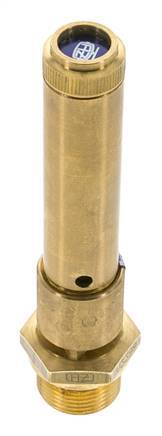 G 3/4'' Brass Pre-Set Safety Valve 49 bar (710.7 psi) DN 10