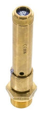 G 3/4'' Brass Pre-Set Safety Valve 49 bar (710.7 psi) DN 10