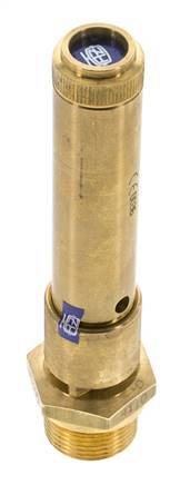 G 3/4'' Brass Pre-Set Safety Valve 49.5 bar (717.95 psi) DN 10
