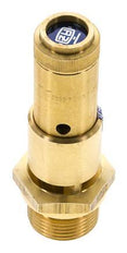 G 3/4'' Brass Pre-Set Safety Valve 5.2 bar (75.42 psi) DN 10