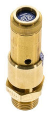G 1/2'' Brass Pre-Set Safety Valve 7.2 bar (104.43 psi) DN 10