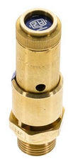 G 1/2'' Brass Pre-Set Safety Valve 7.2 bar (104.43 psi) DN 10