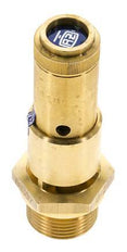 G 3/4'' Brass Pre-Set Safety Valve 7.2 bar (104.43 psi) DN 10