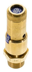 G 1/2'' Brass Pre-Set Safety Valve 7.3 bar (105.88 psi) DN 10