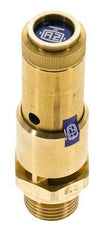 G 1/2'' Brass Pre-Set Safety Valve 7.8 bar (113.13 psi) DN 10