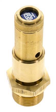 G 3/4'' Sicherheitsventil aus Messing, voreingestellt 8,5 bar (123,28 psi) DN 10