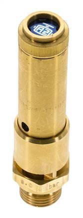 G 1/2'' Brass Pre-Set Safety Valve 8.9 bar (129.09 psi) DN 10