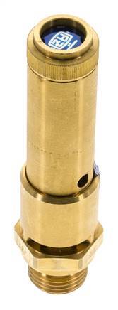 G 1/2'' Brass Pre-Set Safety Valve 9 bar (130.54 psi) DN 10