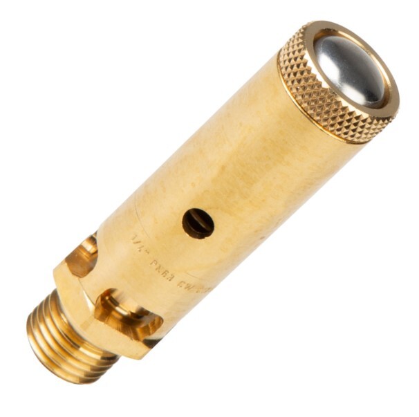 G 1/4'' Brass Pre-Set Safety Valve 7 bar (101.53 psi) DN 8