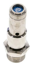 G 3/4'' Nickel-plated Brass Pre-Set Safety Valve 0.7 bar (10.15 psi) DN 10