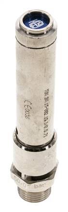 G 1/2'' Nickel-plated Brass Pre-Set Safety Valve 45 bar (652.68 psi) DN 10