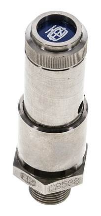 G 3/4'' Nickel-plated Brass Pre-Set Safety Valve 8 bar (116.03 psi) DN 10