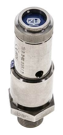 G 3/4'' Nickel-plated Brass Pre-Set Safety Valve 11 bar (159.54 psi) DN 10