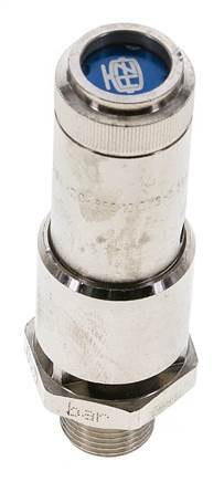 G 3/8'' Nickel-plated Brass Pre-Set Safety Valve 4 bar (58.02 psi) DN 10
