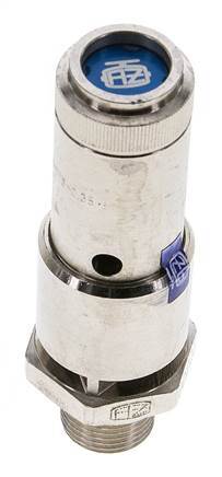 G 3/8'' Nickel-plated Brass Pre-Set Safety Valve 1 bar (14.5 psi) DN 10