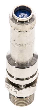 G 3/8'' Nickel-plated Brass Pre-Set Safety Valve 3 bar (43.51 psi) DN 8