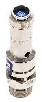 G 3/8'' Nickel-plated Brass Pre-Set Safety Valve 8 bar (116.03 psi) DN 8