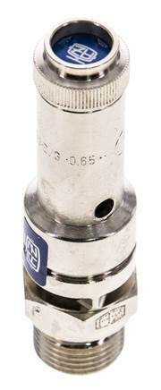 G 3/8'' Nickel-plated Brass Pre-Set Safety Valve 14 bar (203.06 psi) DN 8
