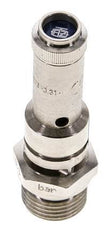 G 1/2'' Nickel-plated Brass Pre-Set Safety Valve 7.5 bar (108.78 psi) DN 8