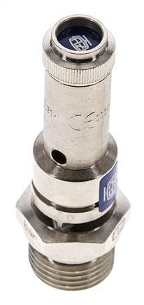 G 1/2'' Nickel-plated Brass Pre-Set Safety Valve 4 bar (58.02 psi) DN 8